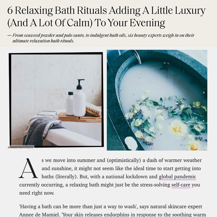 Beauty experts ultimate bath rituals